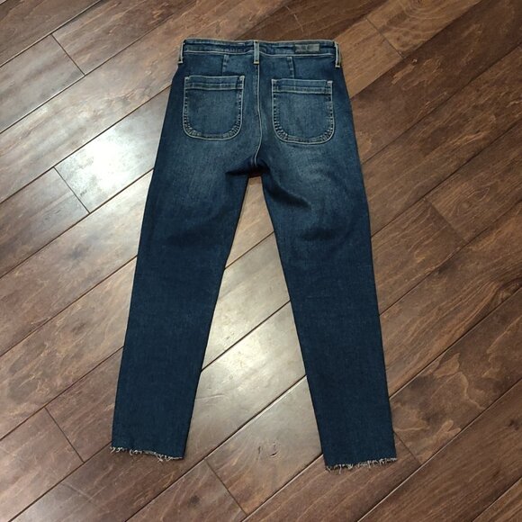 AG Jeans By Anthropologie  Vintage Stevie Ankle Button Up Jeans SIZE 26 R - Picture 5 of 7